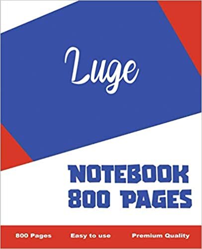 Luge - Notebook 800 Pages: Giant Journal 800 Pages 400 Sheets, Large Size 7.5 x 9.25, Wide Ruled Paper Notebook Journal | Daily diary Note taking Writing sheets, Extra large Notebook Journal,