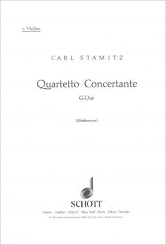 Quartetto Concertante G Major Musique d'Ensemble-Ensemble de Partitions