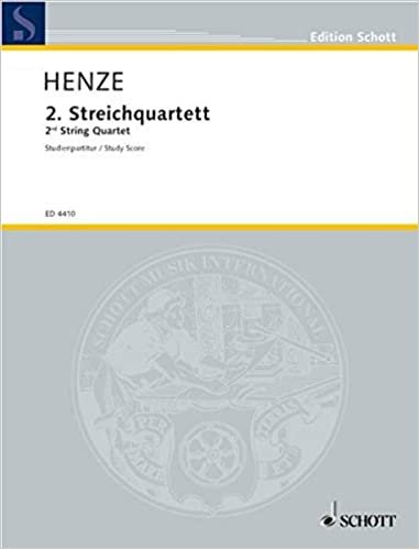 2. Streichquartett: Streichquartett. Studienpartitur. (Edition Schott)
