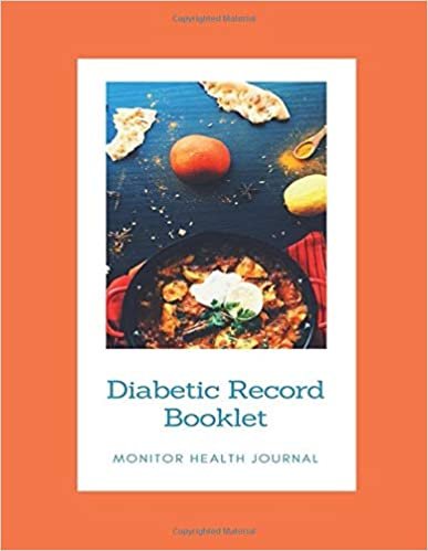 Diabetic Record Booklet: Glucose Log Booklet