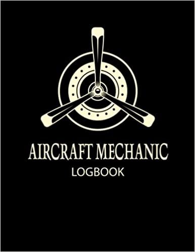 Aircraft Mechanic Logbook: AMT Logbook for Airplane and Helicopter Repairs and Maintenance, 110 pages, Size 8.5" x 11"