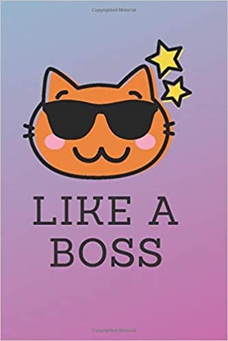 Like A Boss: This lined journal or notebook makes a Perfect Funny gift for Birthdays for your best friend or close associate | Glitter Simple Book indir