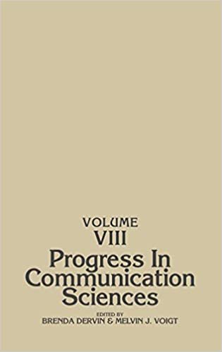 Progress in Communication Sciences, Volume 8: v. 8