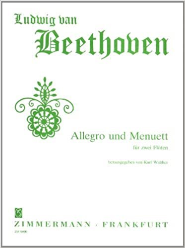Allegro und Menuett: für zwei Flöten