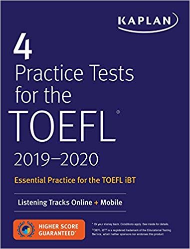 4 Practice Tests for the TOEFL 2019-2020: Listening Tracks Online + Mobile