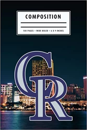Composition : Colorado Rockies Notebook- To My Baseball Son , To My Baseball Dad - Baseball Notebook #14