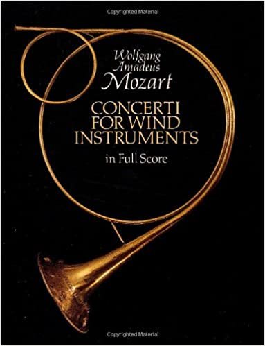 Concerti for Wind Instruments in Full Score: Mozart: Mozart: Mozart (Dover Music Scores) indir