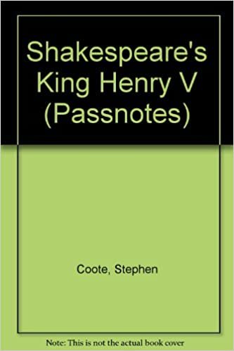 Shakespeare's "King Henry V" (Passnotes S.) indir