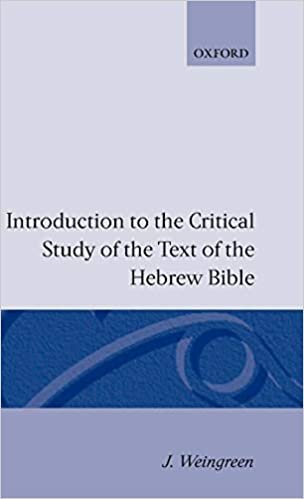 Introduction to the Critical Study of the Text of the Old Testament