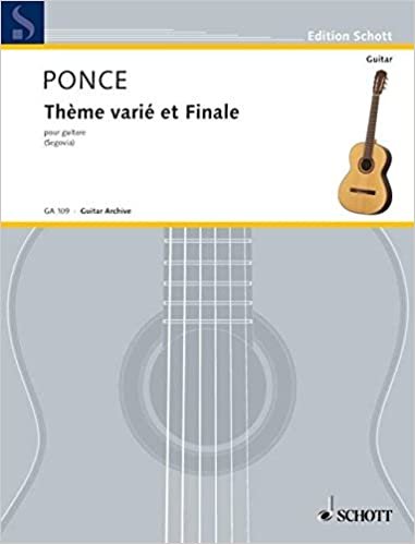 Thème varié et Finale: Gitarre. (Edition Schott)