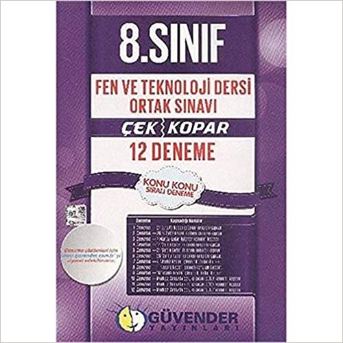 Güvender 8 Sınıf 12 Deneme Fen ve Teknoloji indir