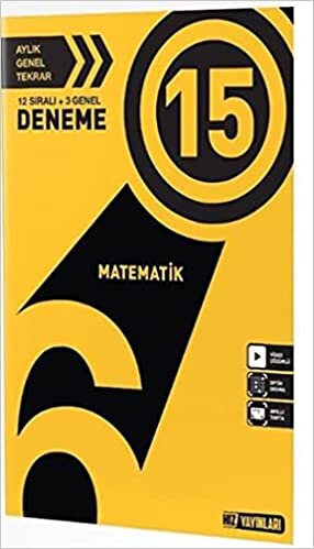 6 Sınıf Matematik 15 li Deneme Hız Yayınları