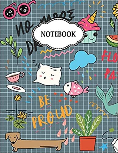 Notebook: Doodles Cute (8.5 x 11 Inches) 110 Pages
