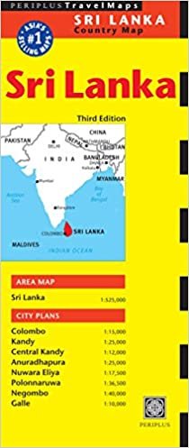 Sri Lanka Travel Map Third Edition (Periplus Travel Maps) (Periplus Travel Maps: Country Map)