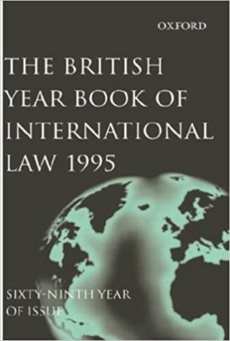 The British Year Book of International Law 1995: Sixty-Sixth Year of Issue Volume 66: 066