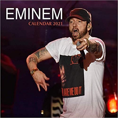 Eminem: 2021 Wall Calendar - Mini Calendar, 7"x7", 12 Months indir