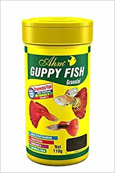 Ahm Guppy Granulat Lepistes Balık Yemi 250 ml