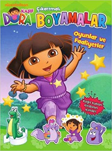 Dora Çıkartmalı Boyamalar Oyunlar ve Faaliyetler