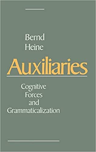 Auxiliaries: Cognitive Forces and Grammaticalization indir