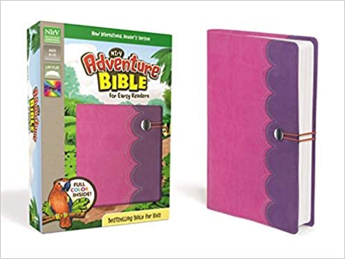 NIrV, Adventure Bible for Early Readers, Leathersoft, Pink/Purple, Full Color indir