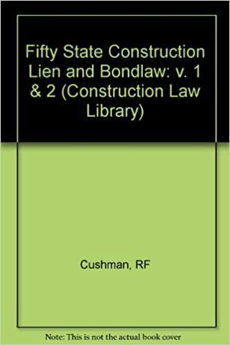 Fifty State Construction Lien and Bond Law (Construction Law Library): v. 1 & 2 indir
