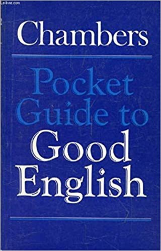 Chambers Pocket Guide to Good English (Apprentissage d) indir