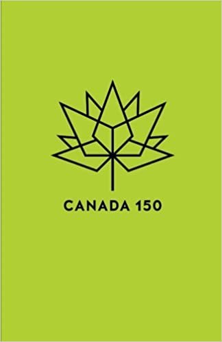 Canada 150: Journal Lined Writing Notebook Light Green