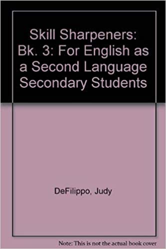 Skill Sharpeners: Level 3: For English as a Second Language Secondary Students: Bk. 3 indir