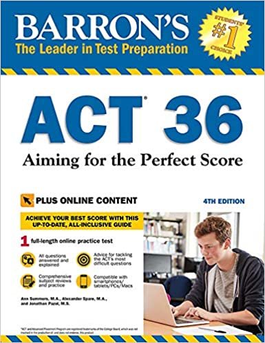 Act 36: Aiming for the Perfect Score w/1 online test: With Bonus Online Tests