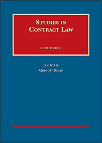 Studies in Contract Law (University Casebook Series) indir