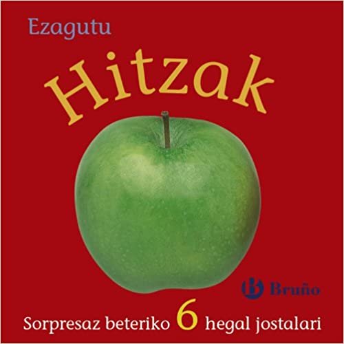 Ezagutu Hitzak (Euskara - 0 URTE + - MANIPULAGARRIAK (UKITZEKO ETA JOLASTEKO LIBURUAK) POP UP-AK - Ezagutu)