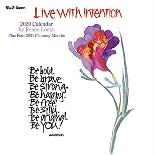 Live with Intention 2020 Mini Wall Calendar indir
