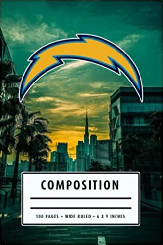 Composition: Los Angeles Chargers Notebook - To My Football Son , To My Football Dad - Thankgiving Gift Ideas Type #14