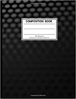 COMPOSITION BOOK 80 SHEETS 8.5x11 in / 21.6 x 27.9 cm: A4 Dotted Paper Notebook | "Black" | Unique Workbook for s Kids Students | Writing Notes School College | Grammar | Languages | Art