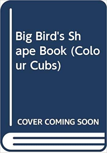 Big Bird's Shape Book (Colour Cubs S.) indir
