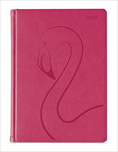 Ladytimer Grande Deluxe Pink 2019 - Taschenplaner / Taschenkalender A5 - Tucson Einband - Motivprägung Floral - Weekly - 128 Seiten indir