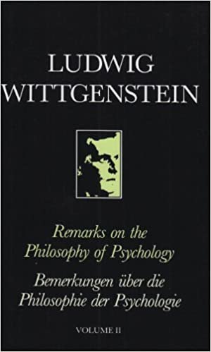 Wittgenstein, L: Remarks on the Philosophy of Psychology, Vo: 2