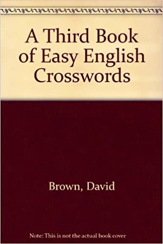 Third Book Of Easy English Crosswords