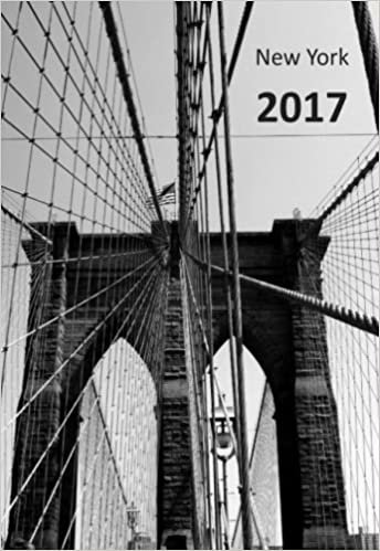Mini Kalender 2017 - NEW YORK BROOKLYN BRIDGE: ca. DIN A6, 1 Woche pro Seite