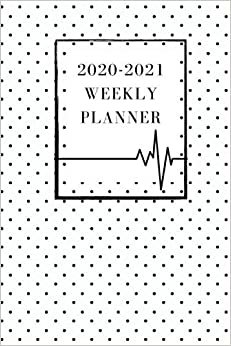2020-2021 Weekly Planner: 2020-2021 Two Year Weekly Planner, 24 Months Logbook Calendar Agenda Organizer Schedule Yearly Goals, Habit Tracker, Password Log(133 Pages, 6"x9") Elegant Gift, Large Size indir