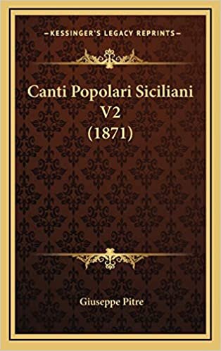 Canti Popolari Siciliani V2 (1871) indir