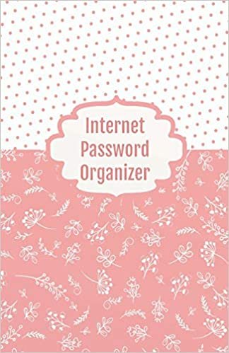 Internet Password Organizer: Keep track of your internet usernames, passwords, web addresses and emails (leather design cover), 5.5x8.5 inches (Internet Password Keeper Logbook Series, Band 5)