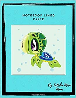 Notebook Lined Paper: Turtle notebook for kids Draw And Write Journals Paperback : Letter Size (8.5 X 11)