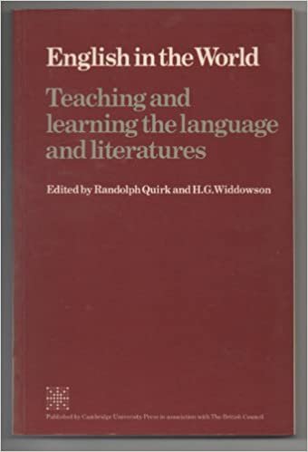 English in the World: Teaching and Learning the Language and Literatures