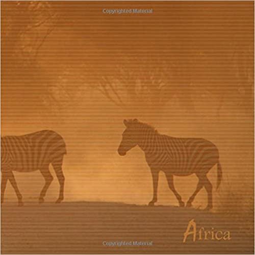 Africa - Zebras - Notizbuch: sei UNIQUE, schreibe SQUARE - Notebook / Tagebuch 153*153cm
