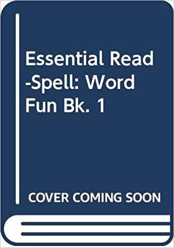 Essential Read-Spell: Word Fun Bk. 1