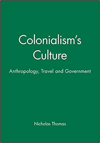 Colonialism's Culture: Anthropology, Travel and Government