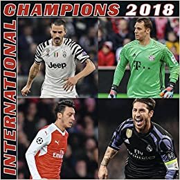 2018 International Champions Calendar - teNeues Grid Calendar - Football Calender- Sports Calendar- 30 x 30 cm indir