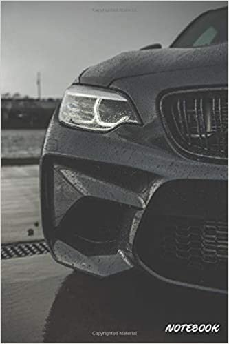 Notebook: Grey BMW car paper Notebook Journal for Men, Women, Girls, boys and School Wide Rule (6 in x 9 in): Lined pages, College Ruled paper, perfect bound, Soft Cover