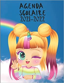 Agenda Scolaire 2021-2022 Manga Clin d’Oeil: Pour ado fille collégienne et lycéenne / Semainier sur 2 pages côte à côte / début Août 2021 à fin Août 2022 / Grand format